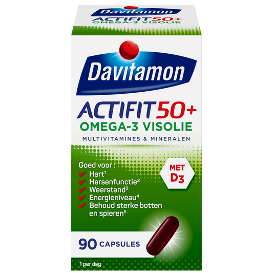 Davitamon Actifit 50+ omega 3 90.00 Capsules
