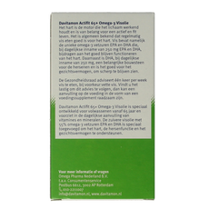 Davitamon Actifit 65+ omega 3 80.00 Capsules
