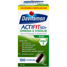 Davitamon Actifit 50+ omega 3 150.00 Capsules