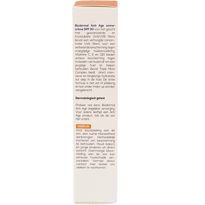 Biodermal Anti-age creme gezicht SPF30 40.00 Milliliter