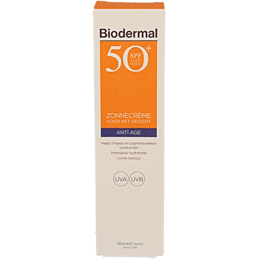Biodermal Anti age creme gezicht SPF50+ 40 Milliliter