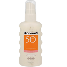 Biodermal Zonnespray gevoelige huid SPF50+ 175 Milliliter