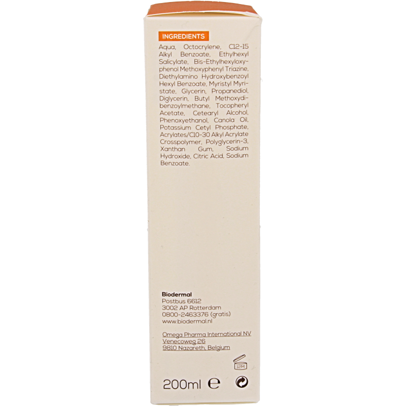Biodermal Zonnemelk gevoelige huid SPF30 200 Milliliter