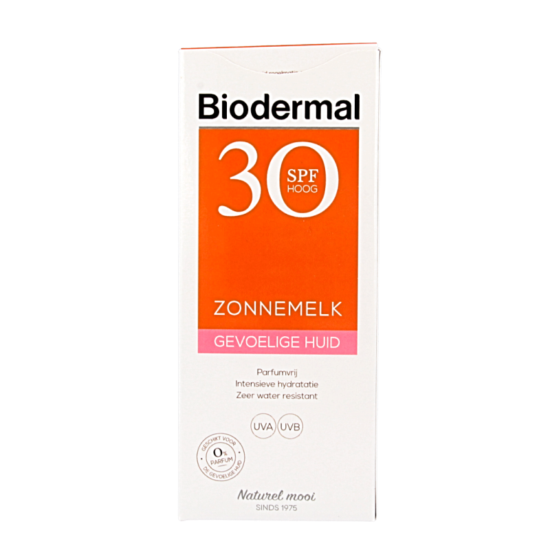 Biodermal Zonnemelk gevoelige huid SPF30 200 Milliliter