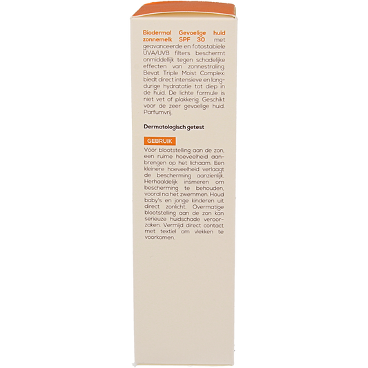 Biodermal Zonnemelk gevoelige huid SPF30 200.00 Milliliter