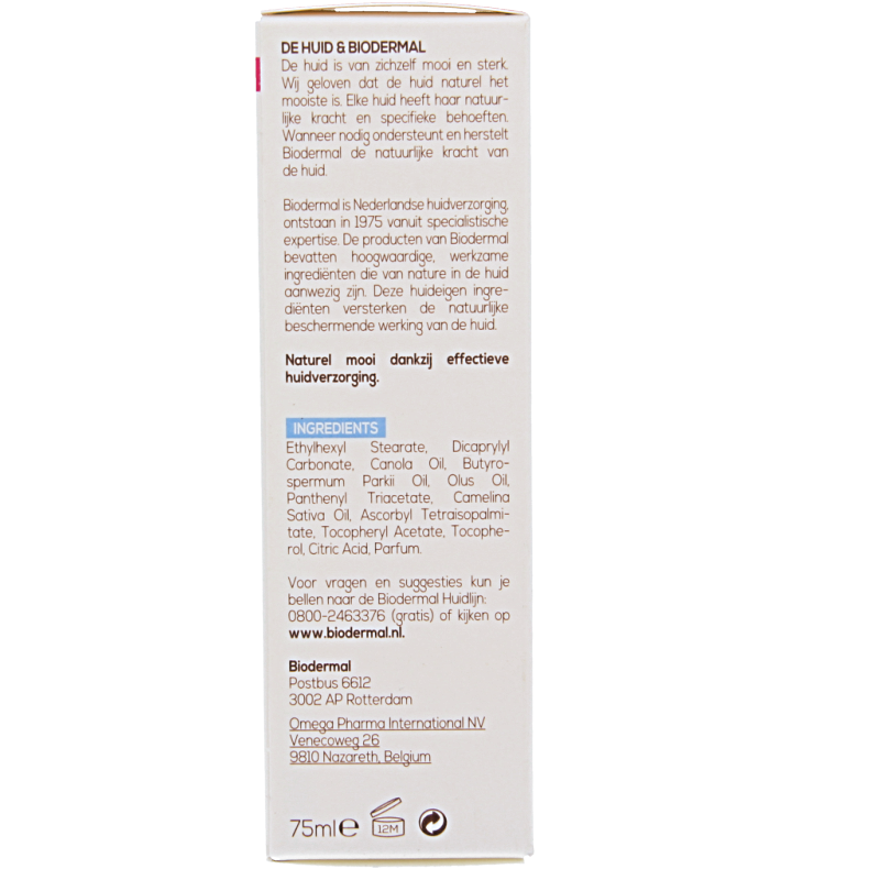 Biodermal P-CL-E olie 75 Milliliter
