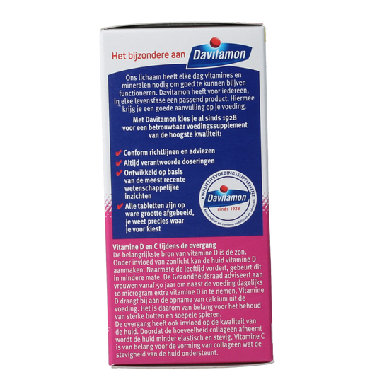 Davitamon Compleet vrouw overgang 60 Tabletten
