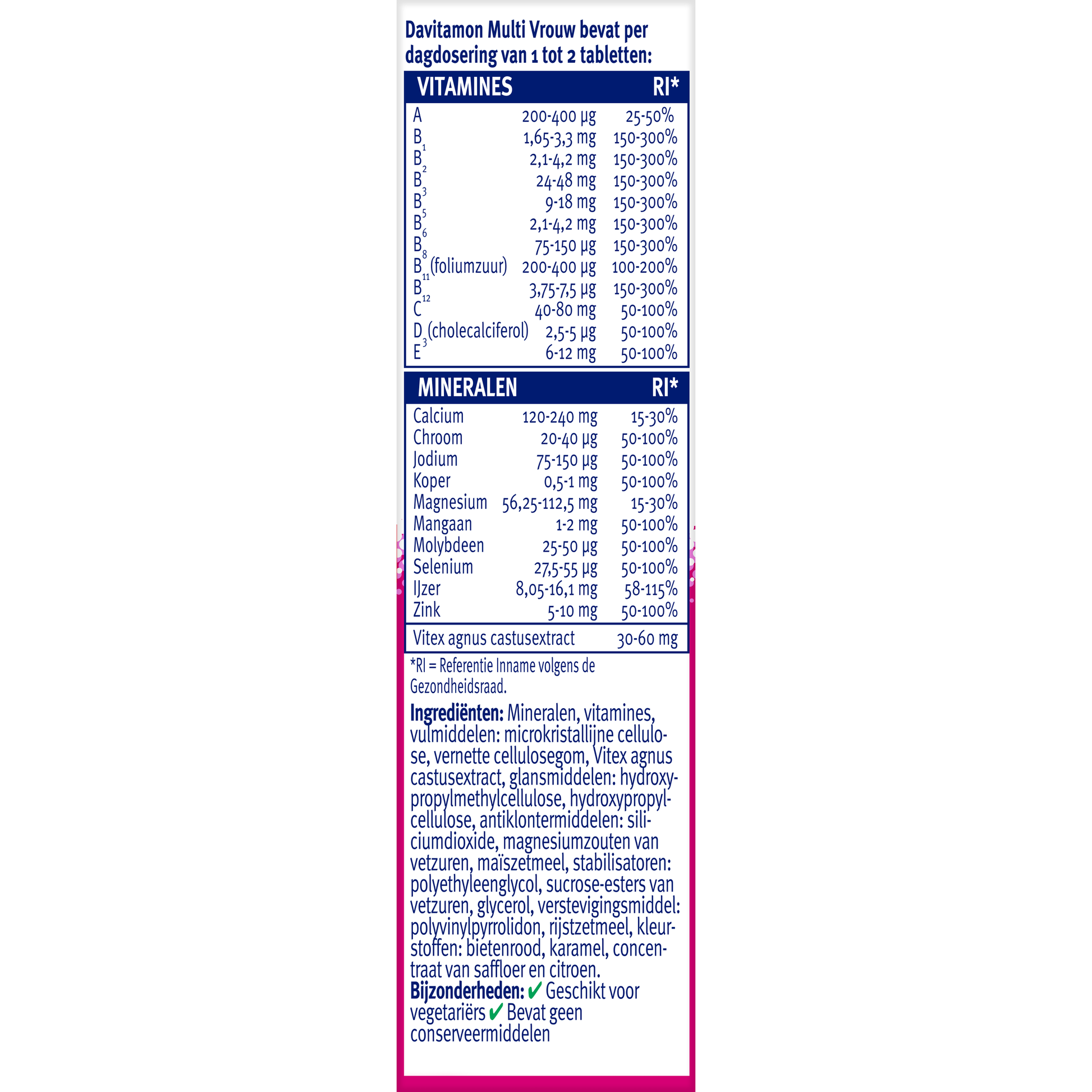 Davitamon Multi vrouw 60 Tabletten