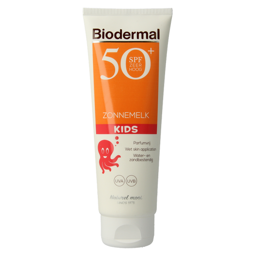 Biodermal Zonnemelk kids SPF50+ 125 Milliliter
