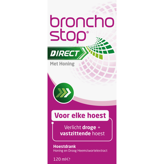 Bronchostop Hoestdrank direct met honing 120 Milliliter