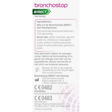 Bronchostop Hoestdrank direct met honing 120.00 Milliliter