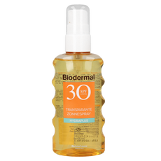 Biodermal Transparantspray hydraplus SPF30 175 Milliliter