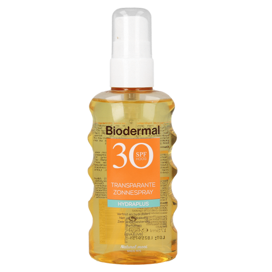 Biodermal Transparantspray hydraplus SPF30 175 Milliliter