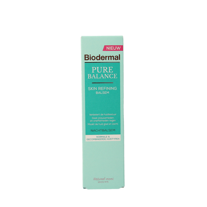 Biodermal Pure balance refining nachtbalsem 50.00 Milliliter