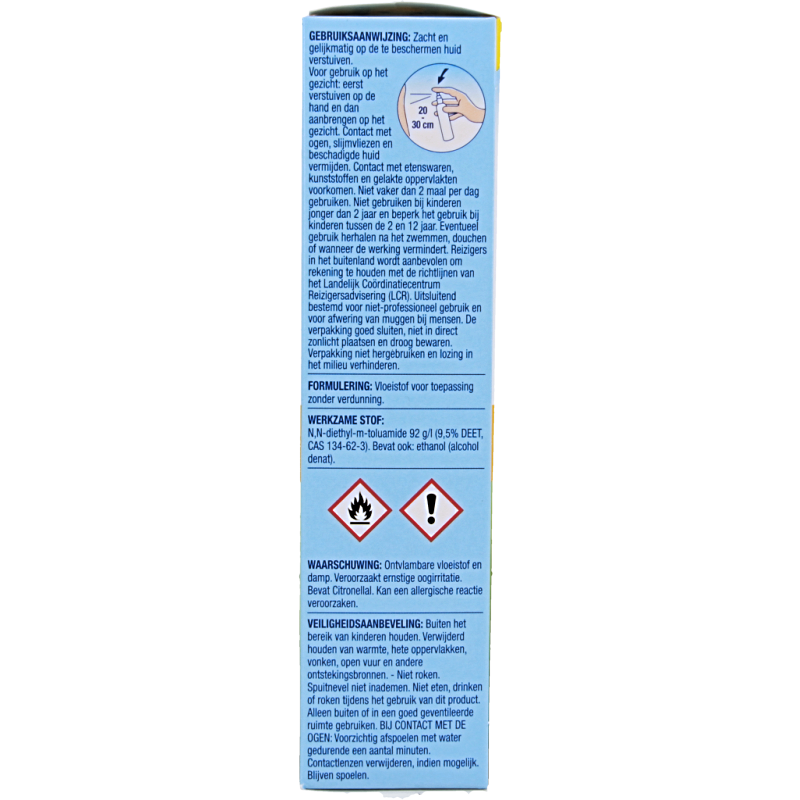 Azaron Anti muggen 9.5% deet spray 100 Milliliter