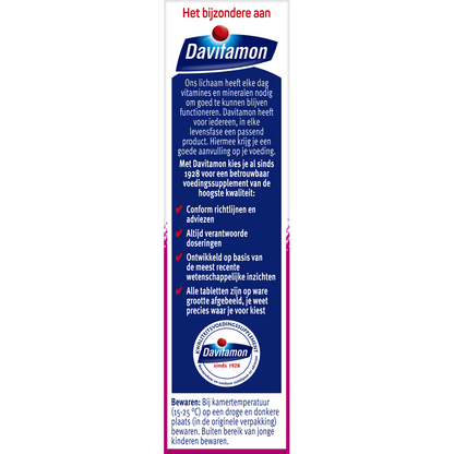 Davitamon Foliumzuur vitamine D  84.00 Tabletten