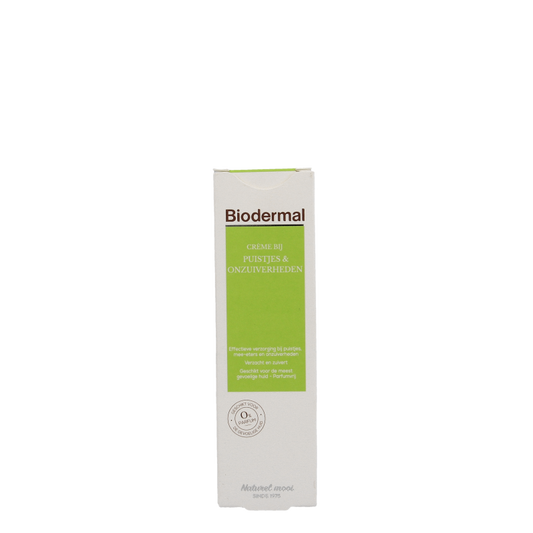 Biodermal Creme bij puistjes en onzuiverheden 30 Milliliter