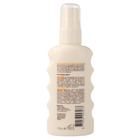 Biodermal Hydraplus zonspray SPF50 175 Milliliter
