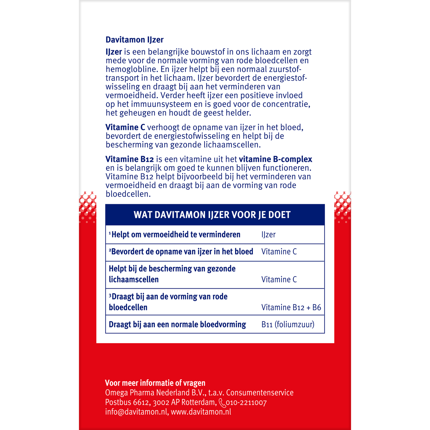 Davitamon IJzer met B12 33 Tabletten