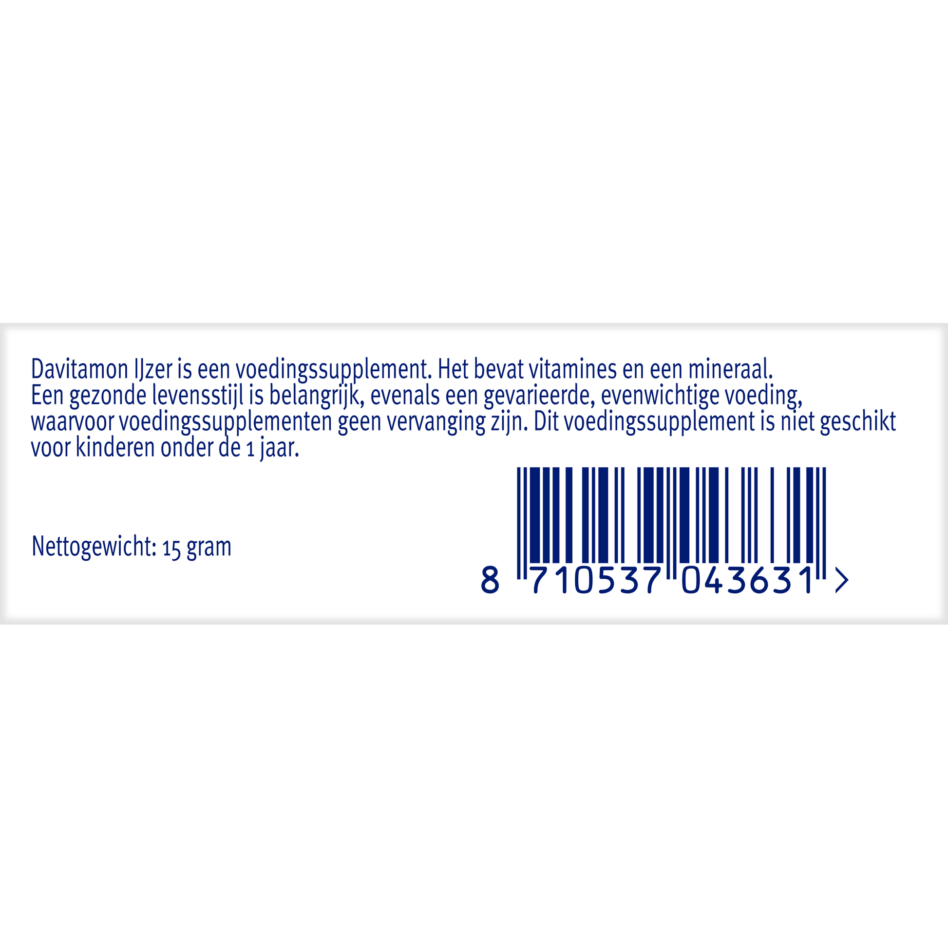 Davitamon IJzer met B12 33 Tabletten