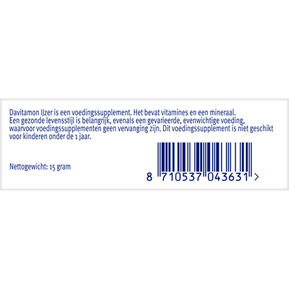 Davitamon IJzer met B12 33.00 Tabletten