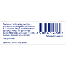 Davitamon Cranberry 30.00 Capsules