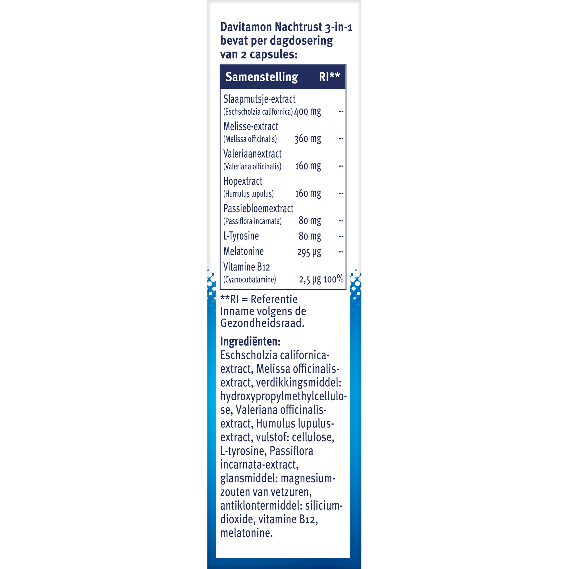 Davitamon Nachtrust 3-in-1 20 Capsules