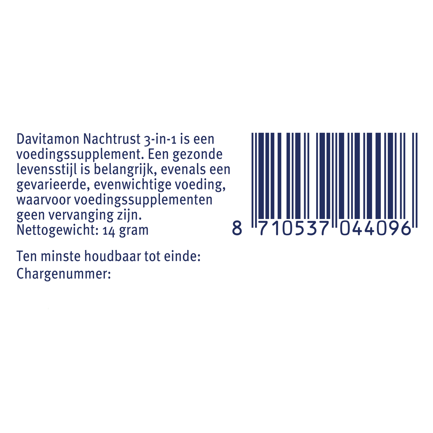 Davitamon Nachtrust 3-in-1 20 Capsules