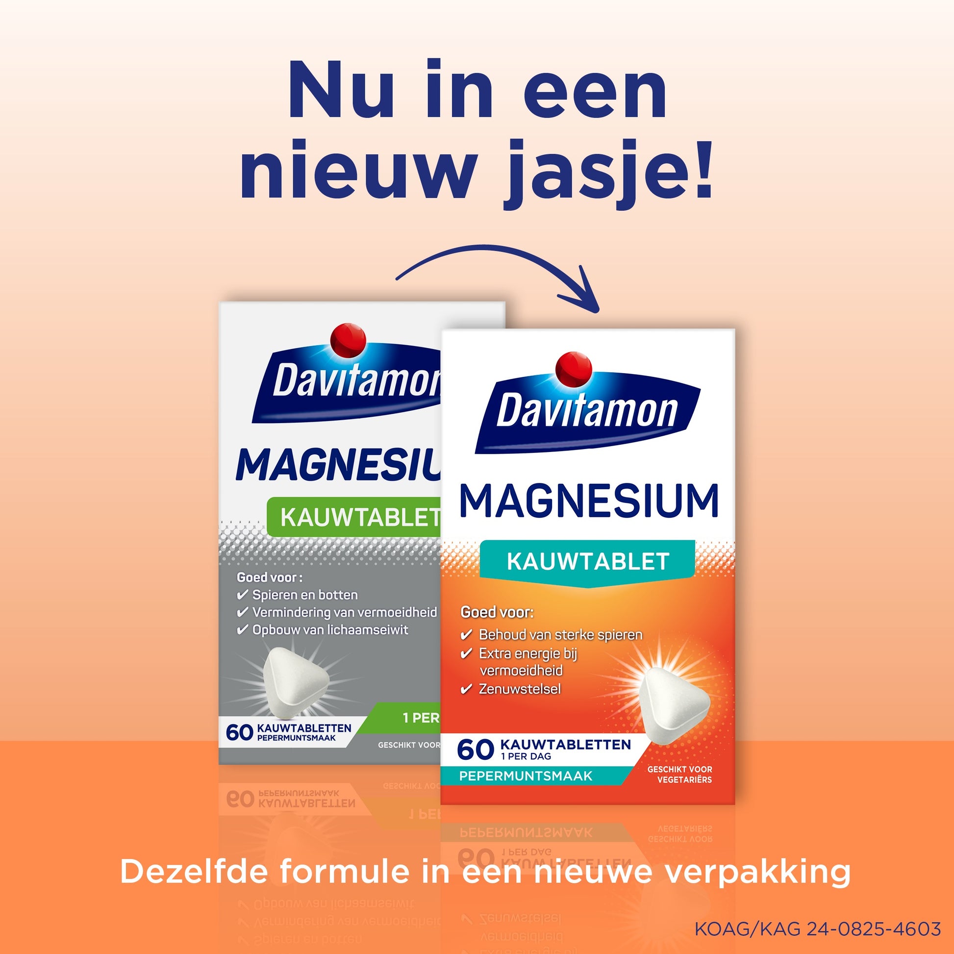 Davitamon Magnesium 60 Kauwtabletten