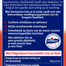 Davitamon Magnesium 60.00 Kauwtabletten