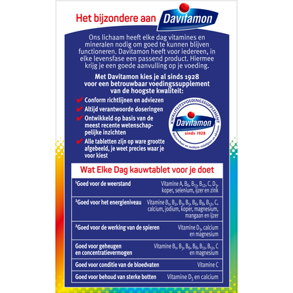 Davitamon Elke dag 60.00 Kauwtabletten