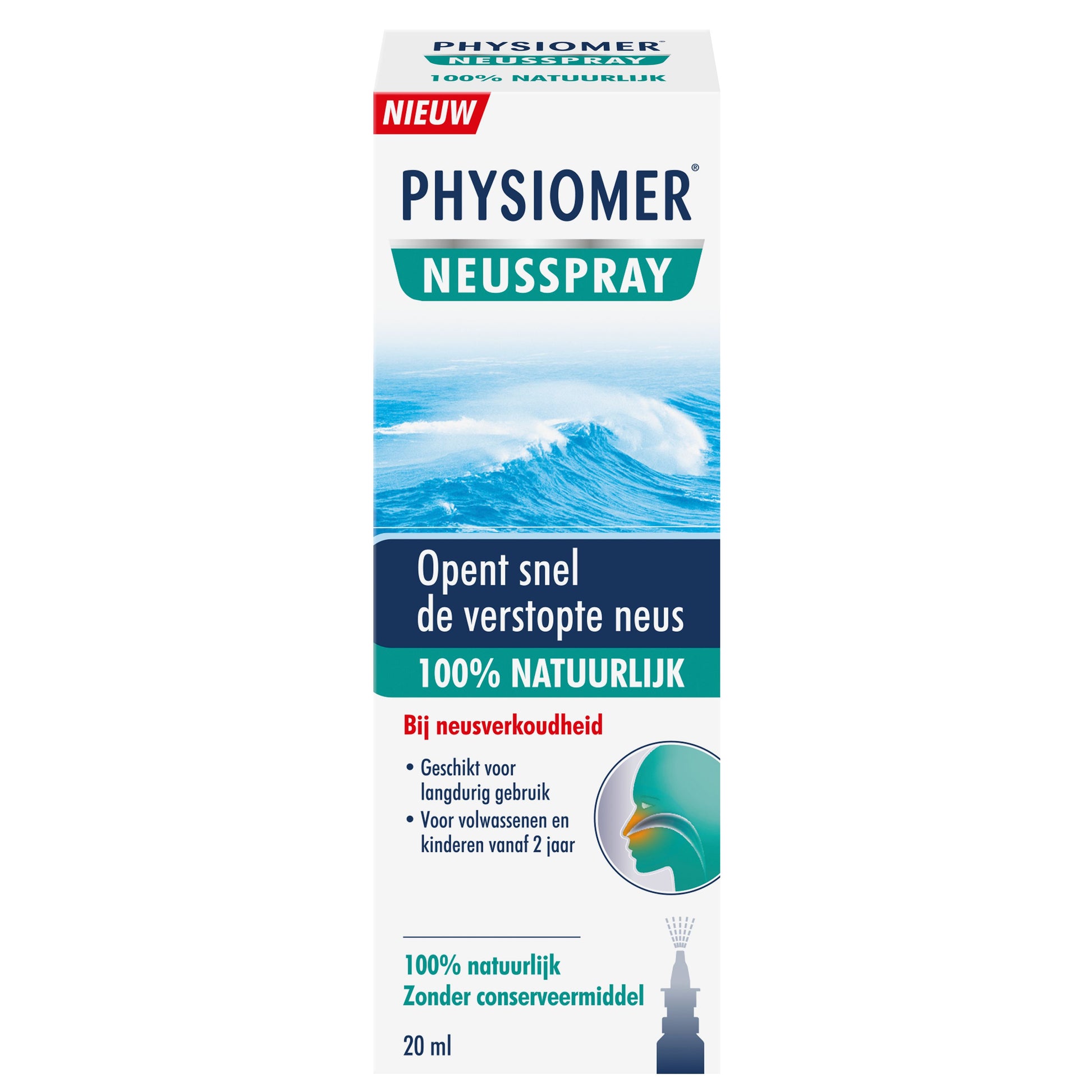 Physiomer Neusspray natuurlijk 20 Milliliter