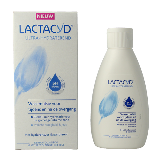 Lactacyd Wasemulsie ultra hydraterend overgang 200 Milliliter