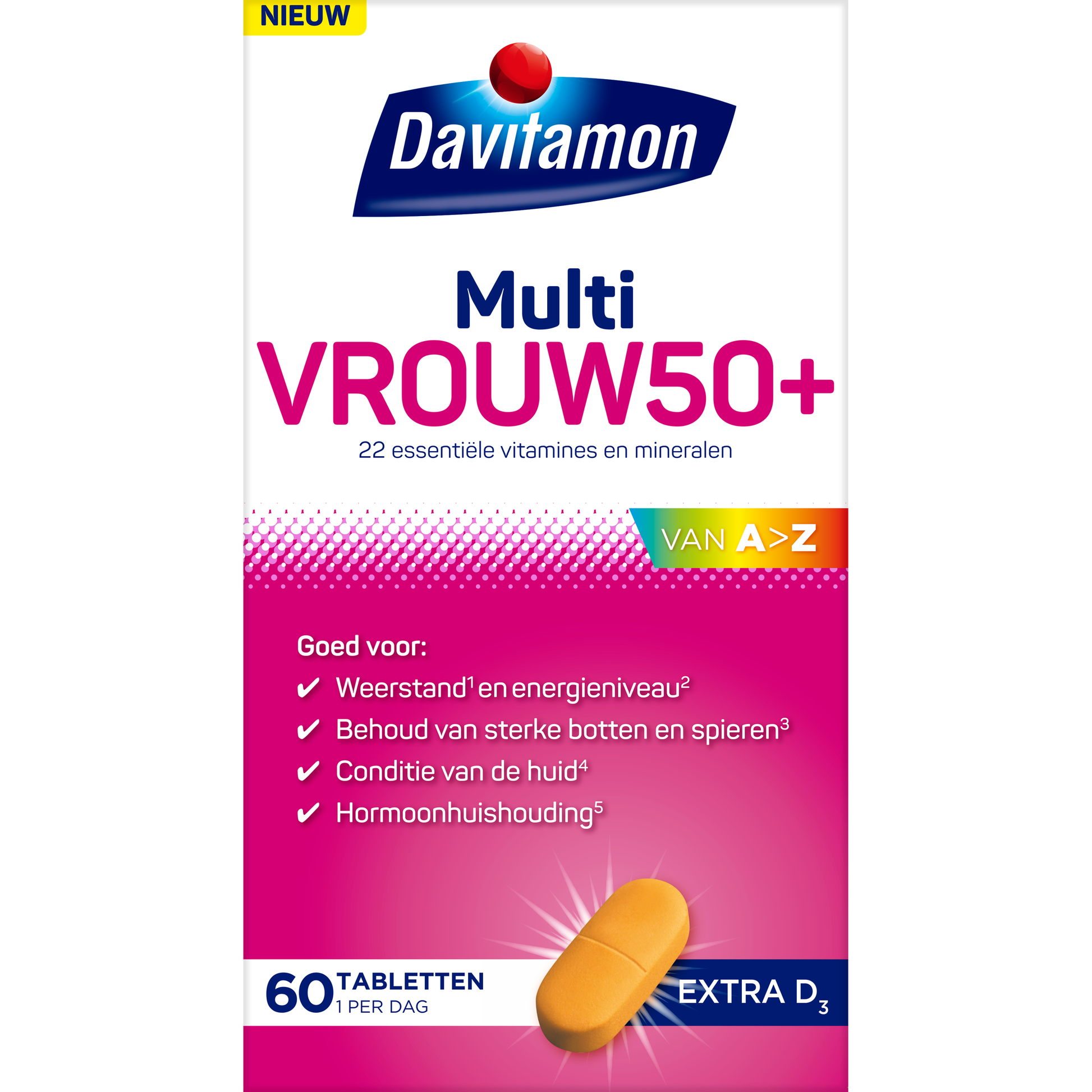 Davitamon Multi vrouw  50+ 60 Tabletten