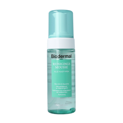 Biodermal Reinigingsmousse alle huidtypen 150.00 Milliliter
