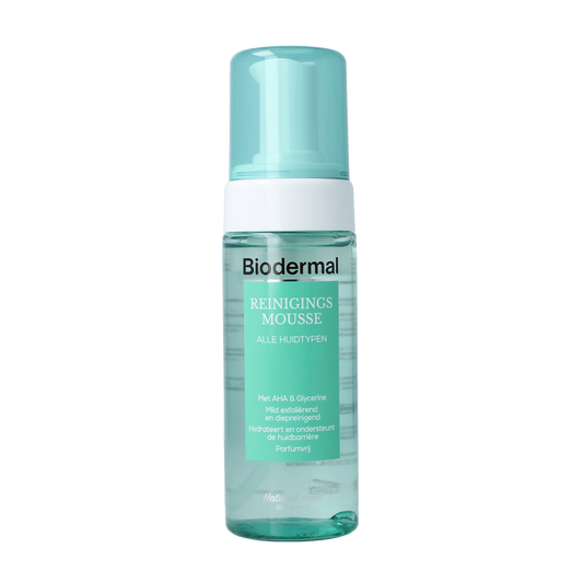 Biodermal Reinigingsmousse alle huidtypen 150.00 Milliliter