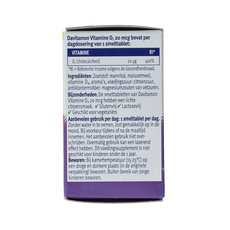 Davitamon Vitamine D 20mg 75 Smelttabletten