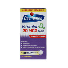 Davitamon Vitamine D 30mg 150.00 Smelttabletten