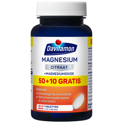 Davitamon Magnesium citraat 60.00 Tabletten
