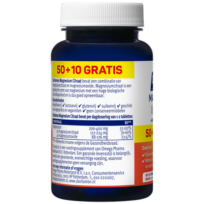 Davitamon Magnesium citraat 60.00 Tabletten