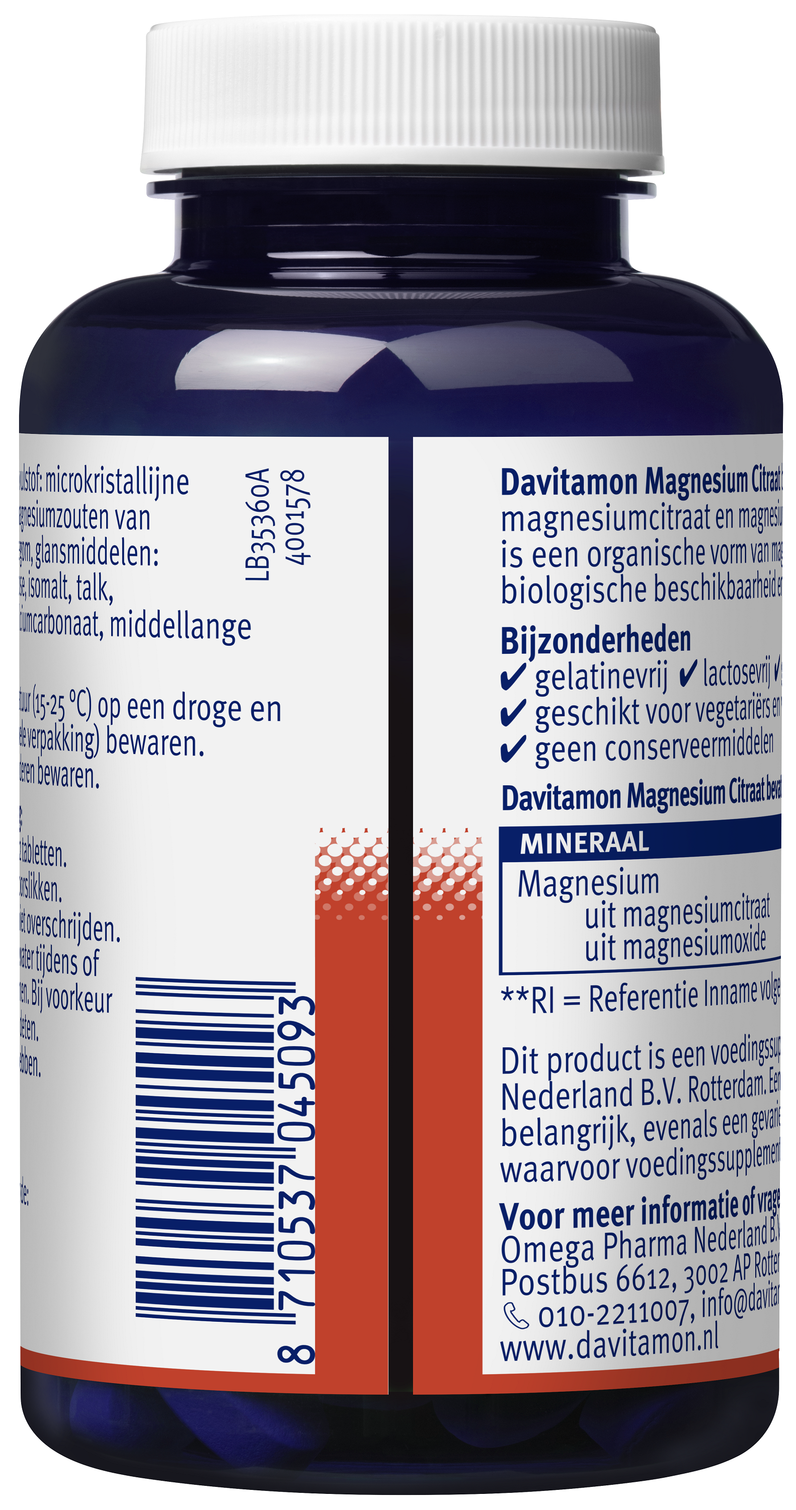 Davitamon Magnesium citraat 120.00 Tabletten