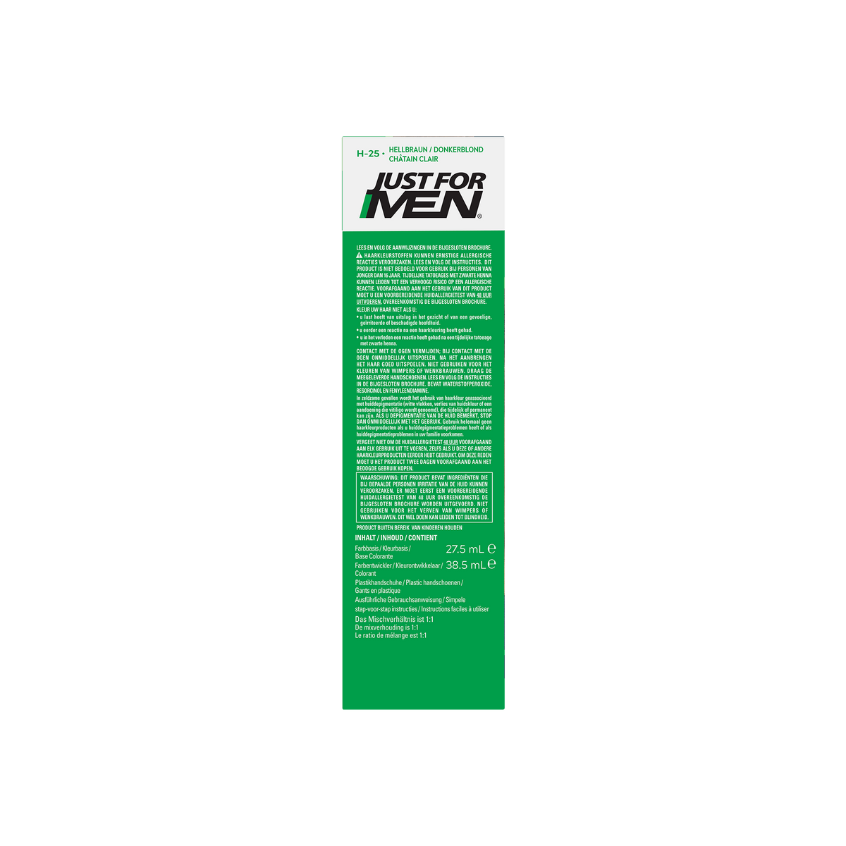 Just For Men Donker blond H25 voorheen blond 2 x 30ml 1.00 Set