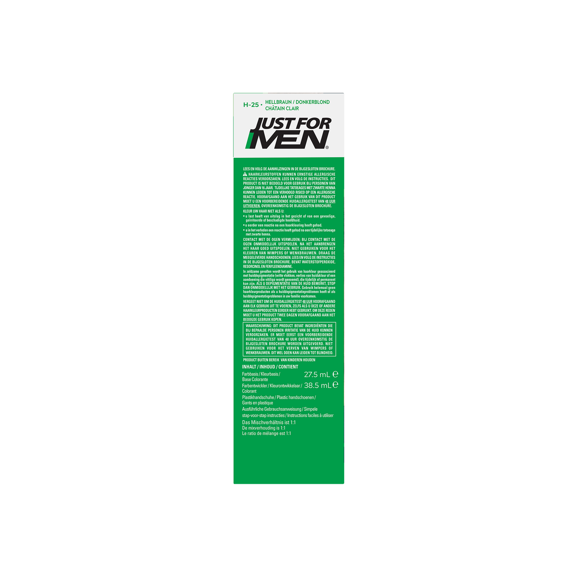 Just For Men Donker blond H25 voorheen blond 2 x 30ml 1 Set