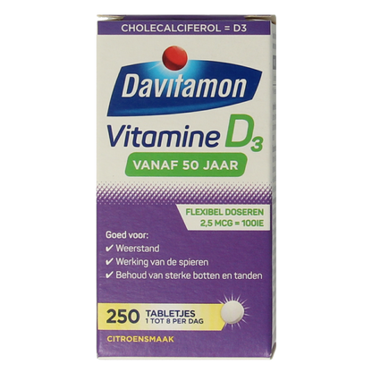 Davitamon Vitamine D 50+ 250.00 Tabletten