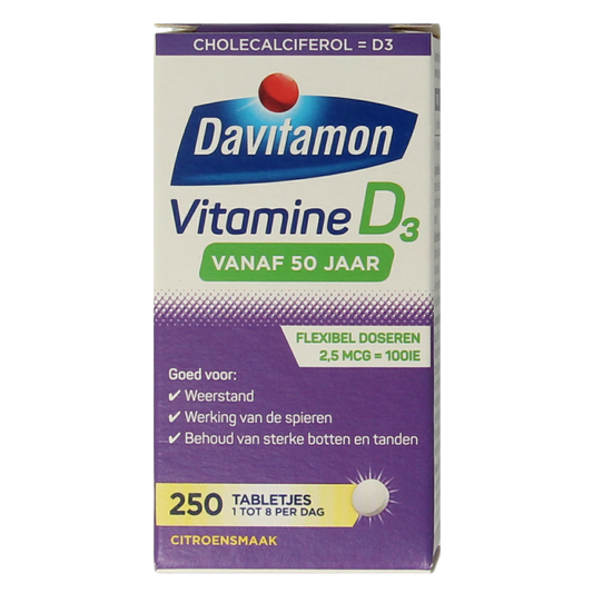 Davitamon Vitamine D 50+ 250.00 Tabletten