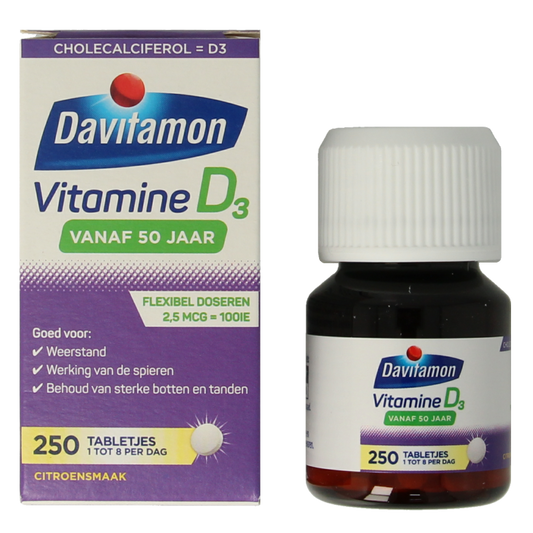 Davitamon Vitamine D 50+ 250 Tabletten