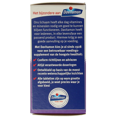 Davitamon Vitamine D 50+ 250.00 Tabletten