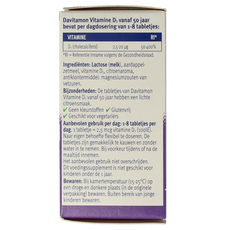 Davitamon Vitamine D 50+ 250.00 Tabletten