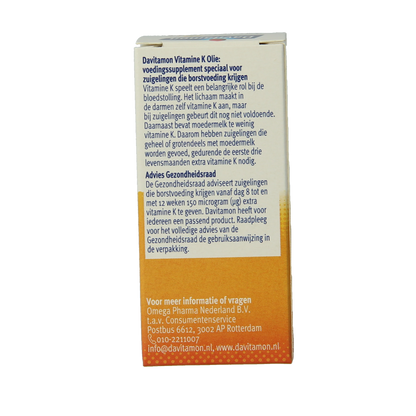 Davitamon Vitamine K olie 10.00 Milliliter
