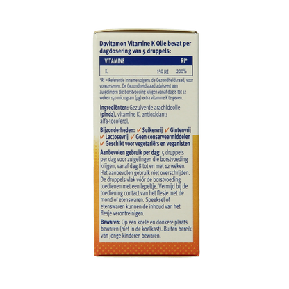 Davitamon Vitamine K olie 10.00 Milliliter